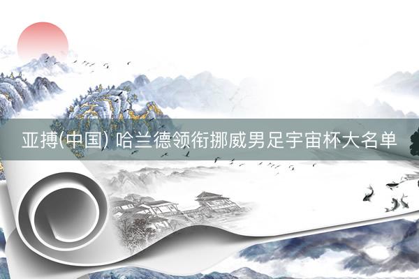 亚搏(中国) 哈兰德领衔挪威男足宇宙杯大名单